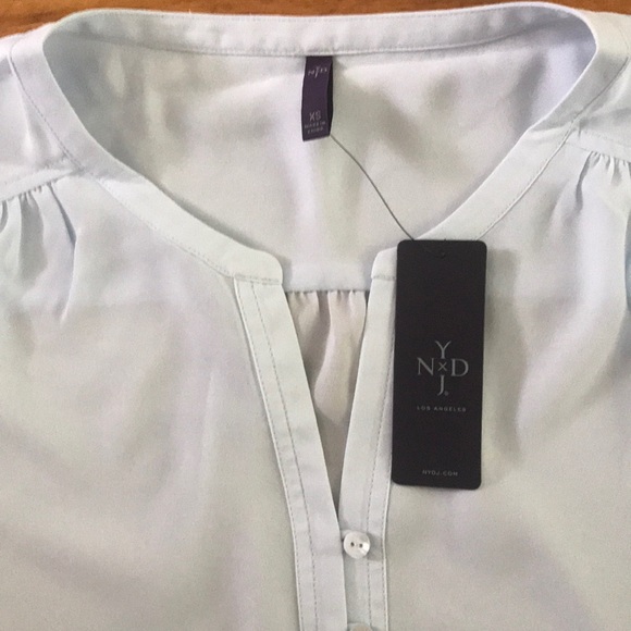 NYDJ Light Blue Blouse - Picture 3 of 5